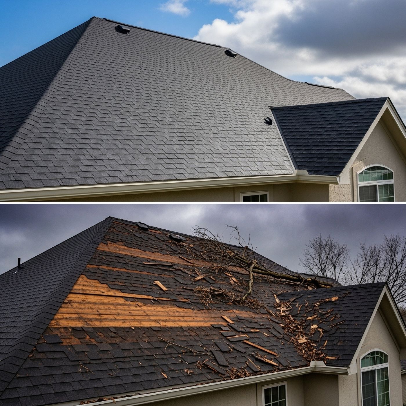 storm damage roof inspection